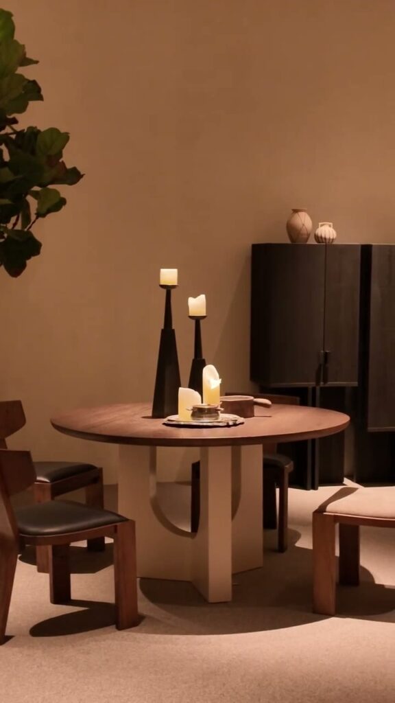 Still from the KBH film: Warm Gathering scene by KBH with the Button Dining Table — video