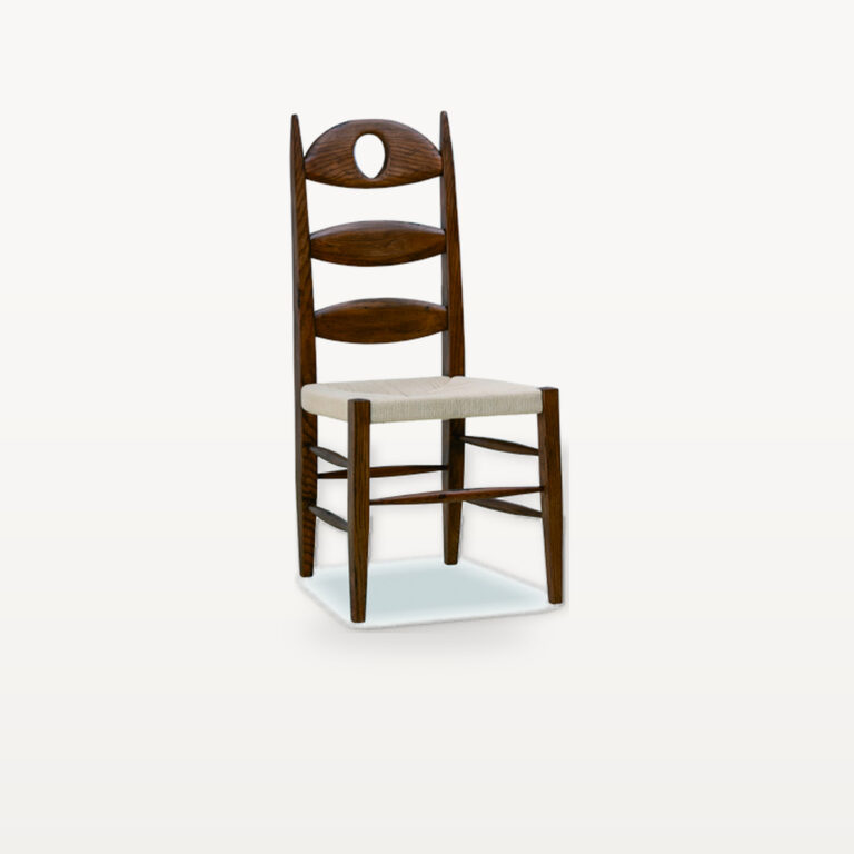 Warm Gathering scene by KBH with the Growth Ring Dining Chair, photographed in a dining room