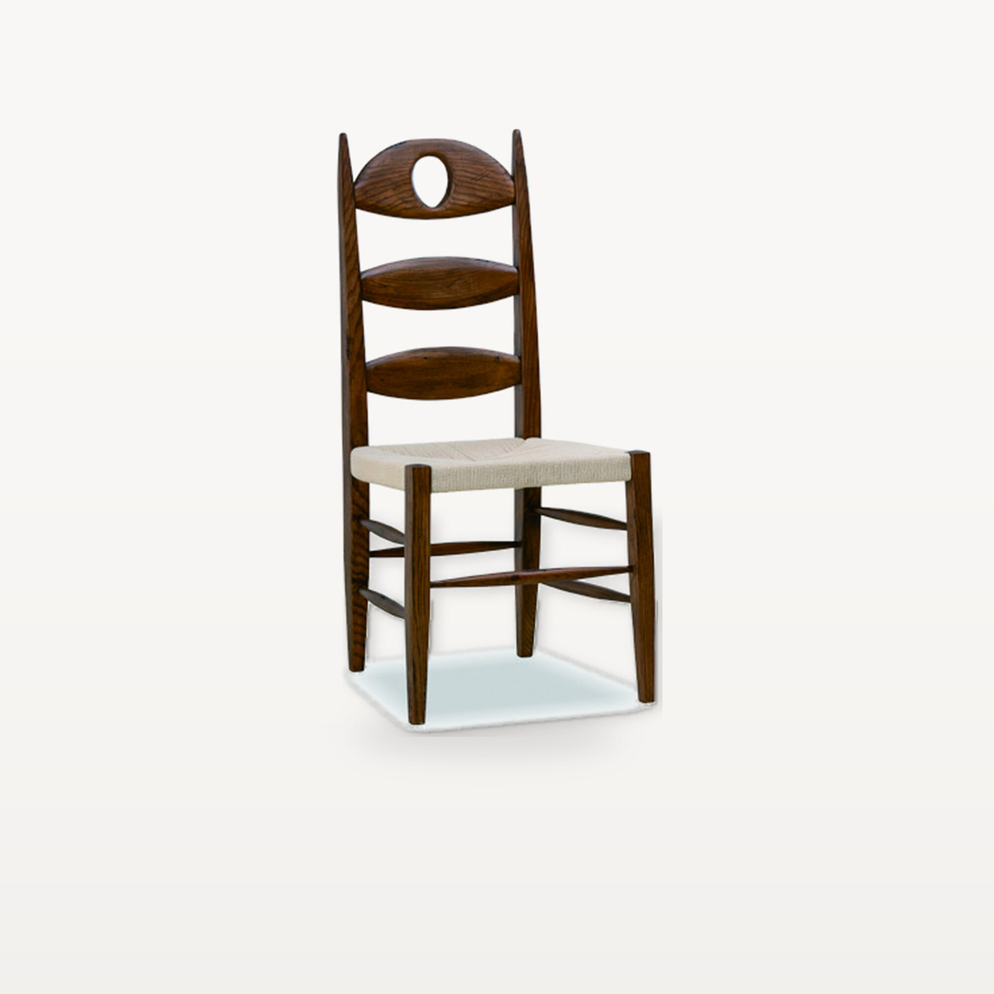 Warm Gathering scene by KBH with the Growth Ring Dining Chair, photographed in a dining room
