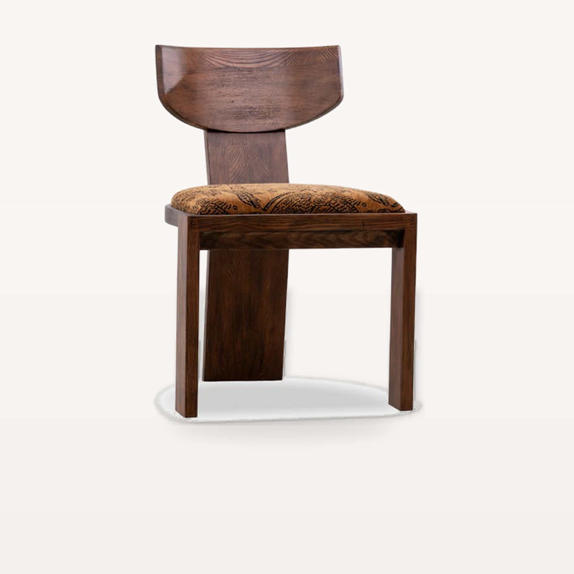 Warm Gathering scene by KBH with the Horn Roll Dining Chair, photographed in a dining room