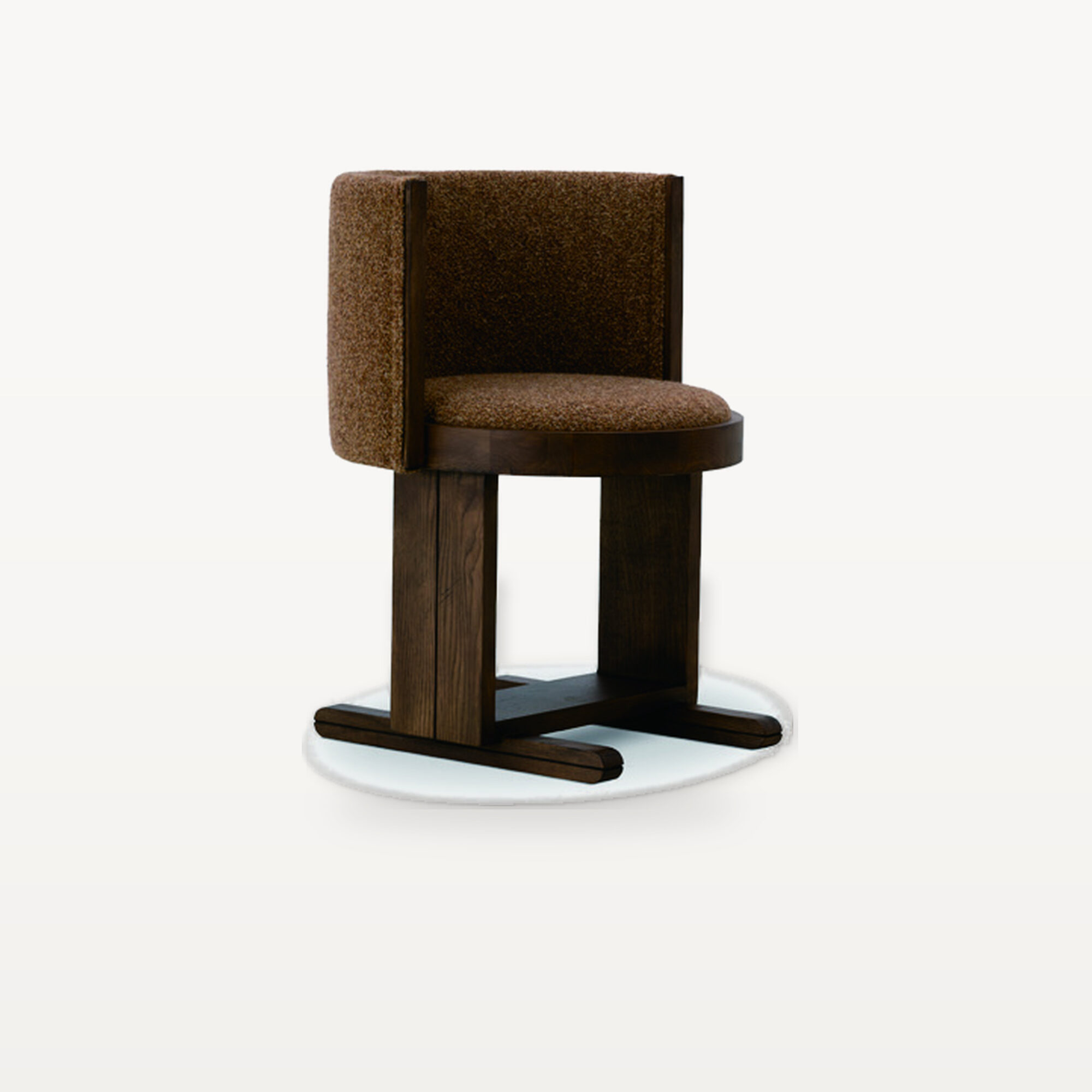 Warm Gathering scene by KBH with the Muffin Dining Chair, photographed in a dining room