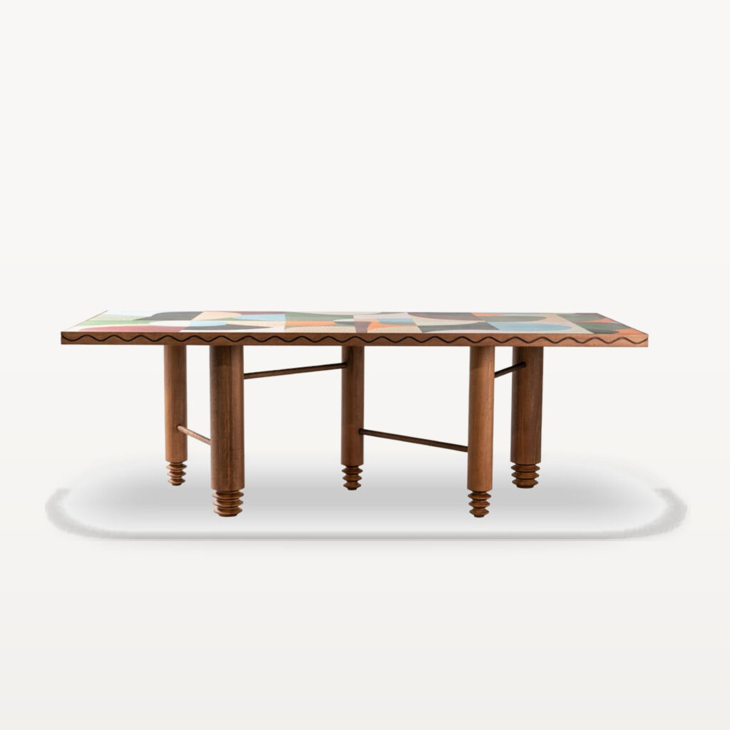 Warm Gathering scene by KBH with the Palette Dining Table in a dining room (2)