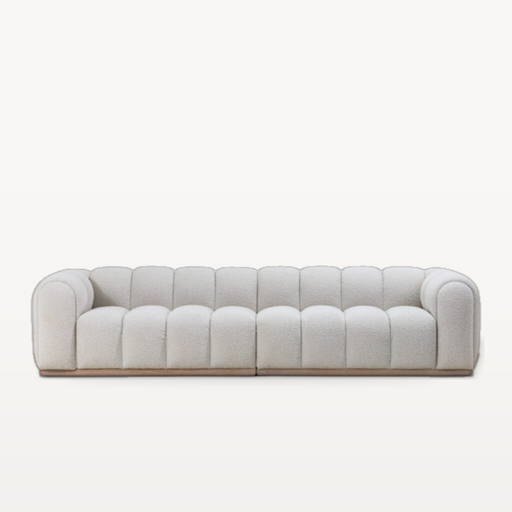 Warm Gathering scene by KBH with the Pumpkin Sofa in a living room (2)