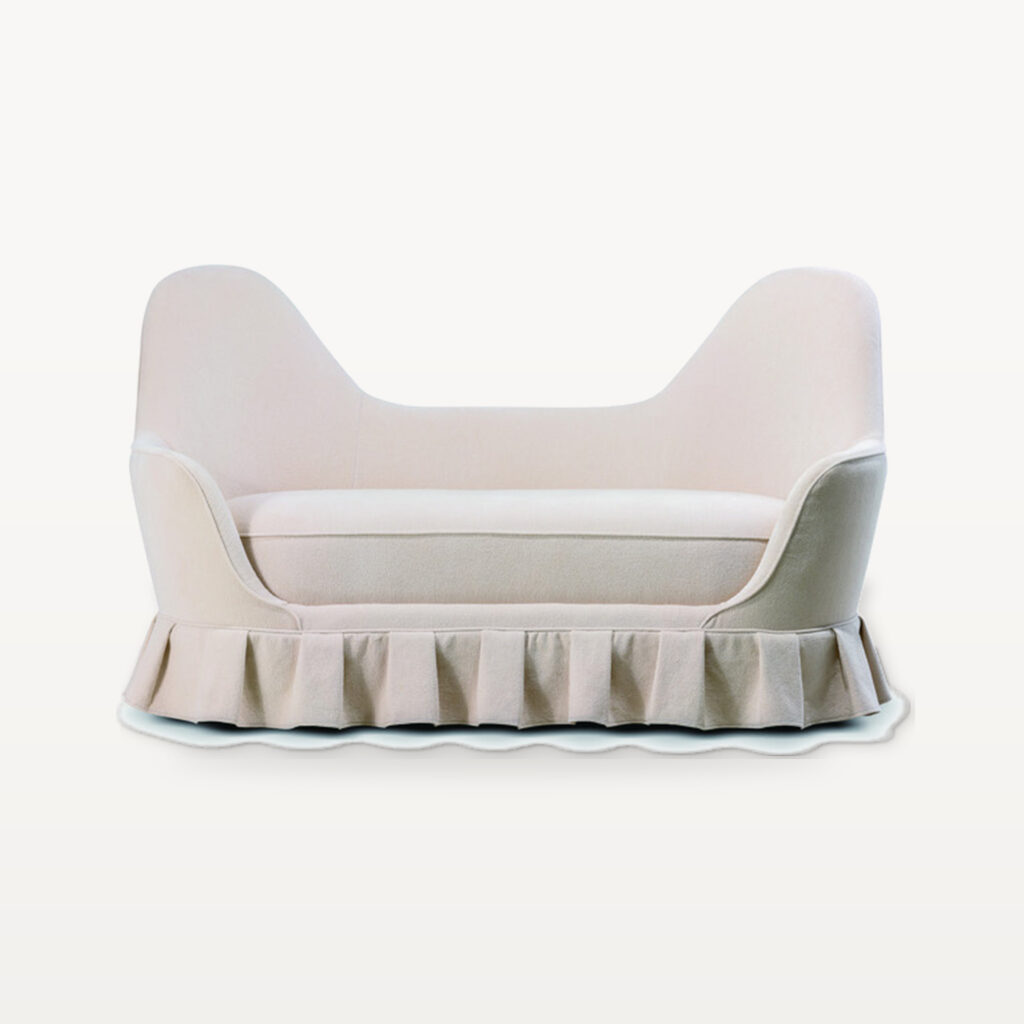 Warm Gathering scene by KBH with the Rabbit Ear Sofa in a living room (2)