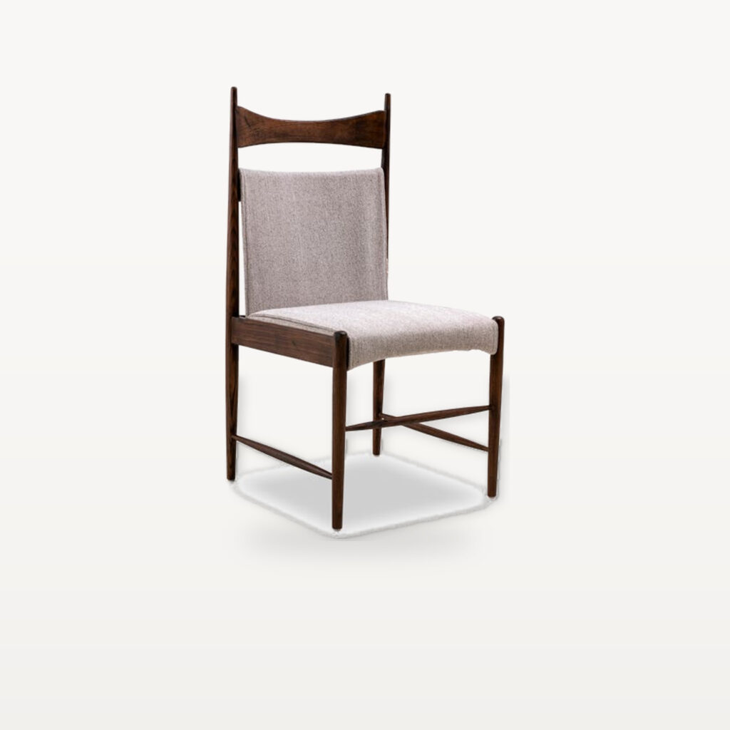 Warm Gathering scene by KBH with the Ram Horn Dining Chair in a dining room (2)