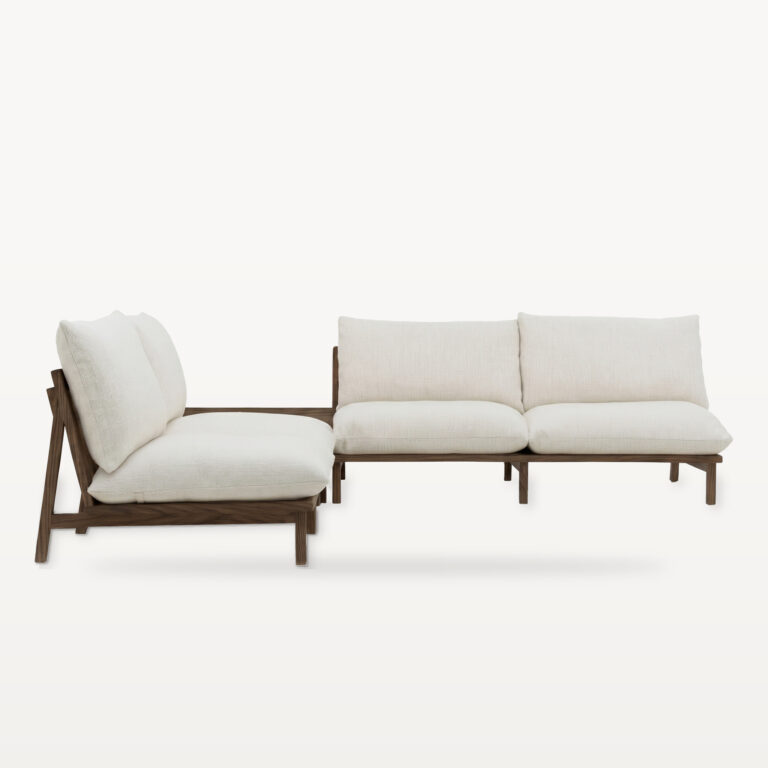 Warm Gathering scene by KBH with the Suzume Sofa, photographed in a living room