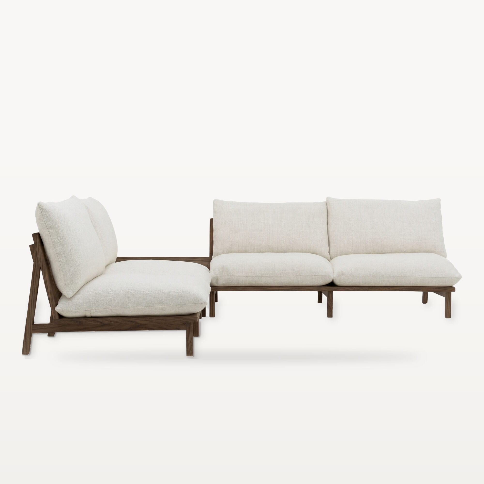 Warm Gathering scene by KBH with the Suzume Sofa, photographed in a living room
