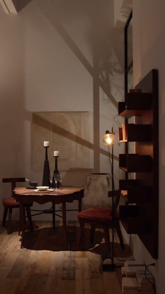 Still from the KBH film: Warm Gathering scene by KBH with the Thornhill Dining Table — video