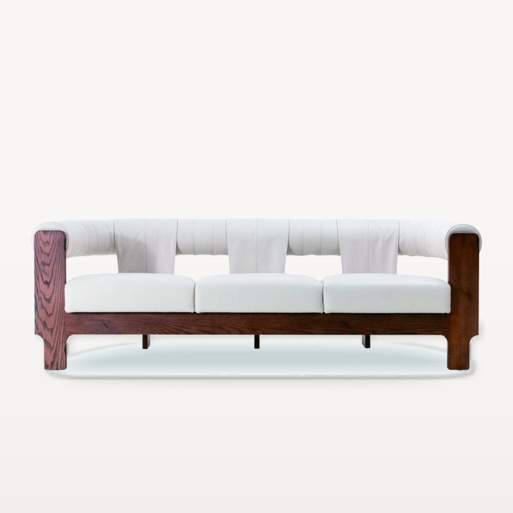 Warm Gathering scene by KBH with the Wild Rice Sofa in a living room (2)