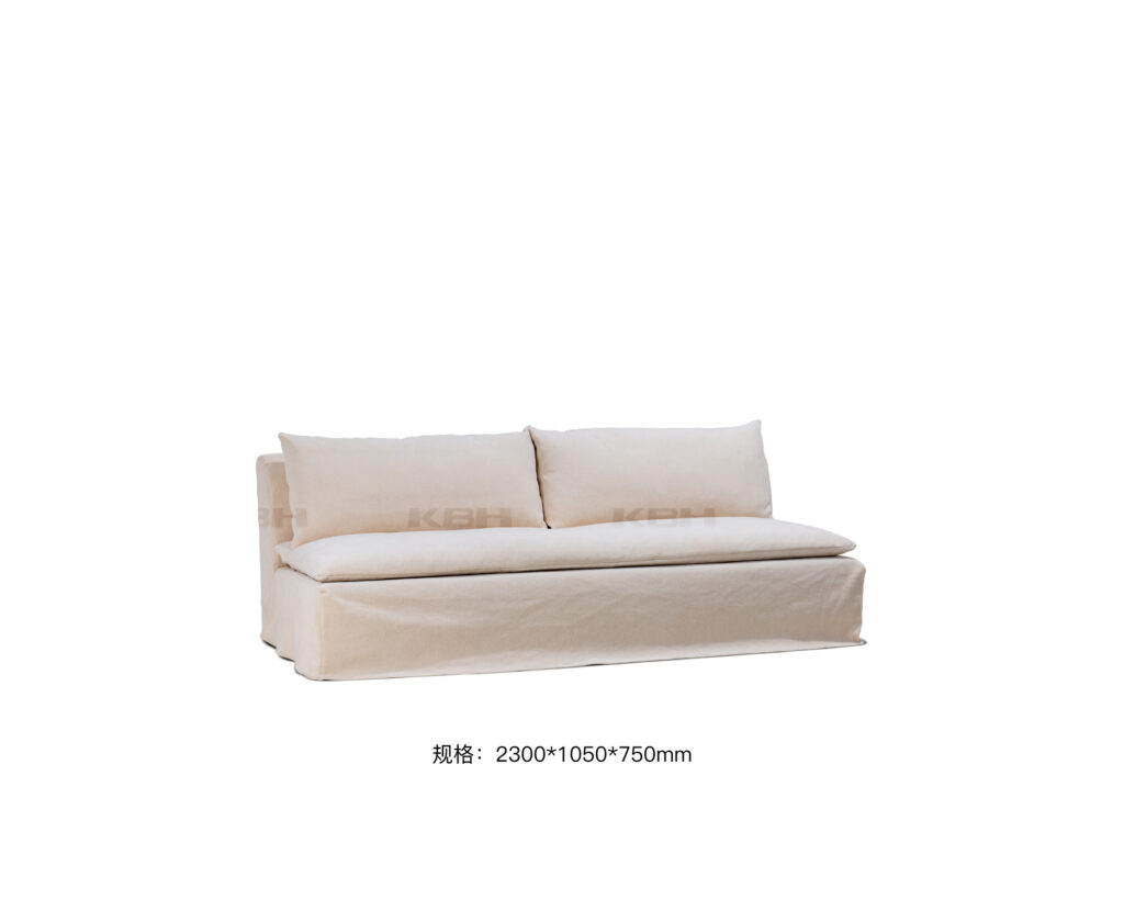 KBH White Loaf Sofa for the living room, view 8