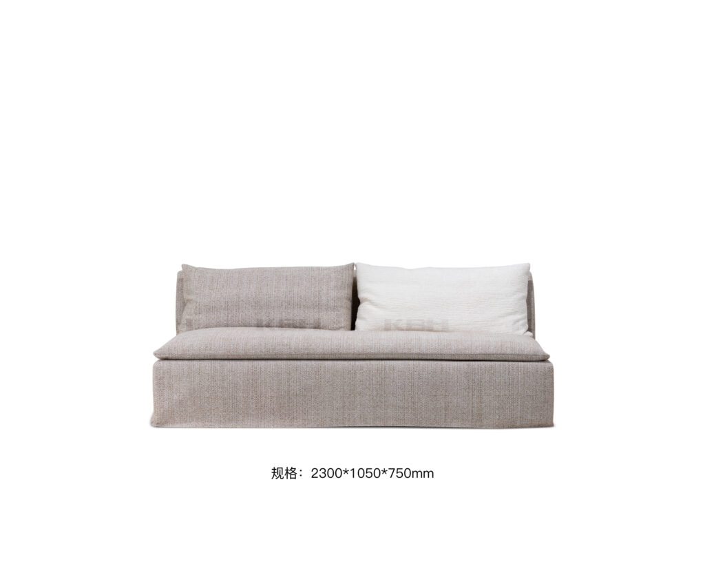 KBH White Loaf Sofa, view 9