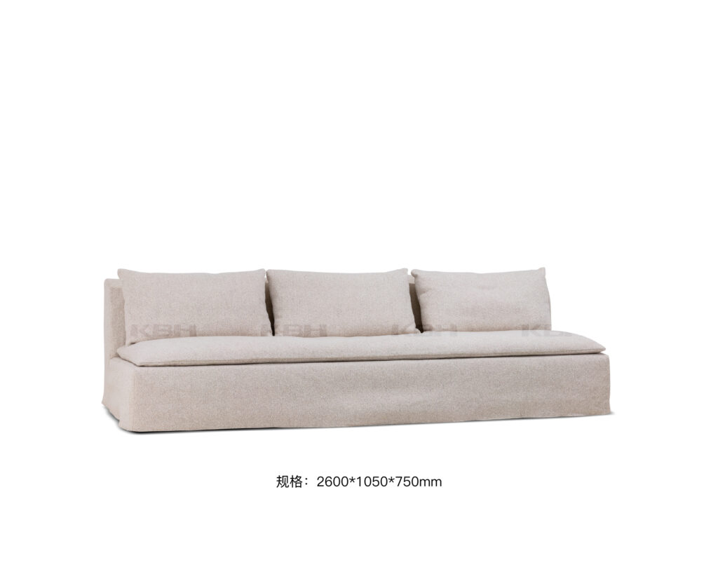 KBH White Loaf Sofa for the living room, view 12