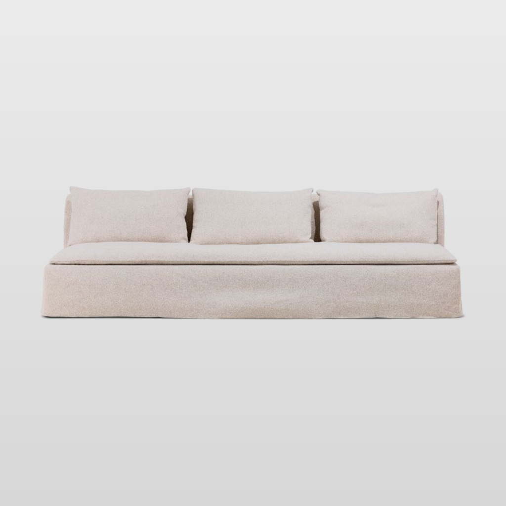 KBH White Loaf Sofa in soft, pale colour, view 15