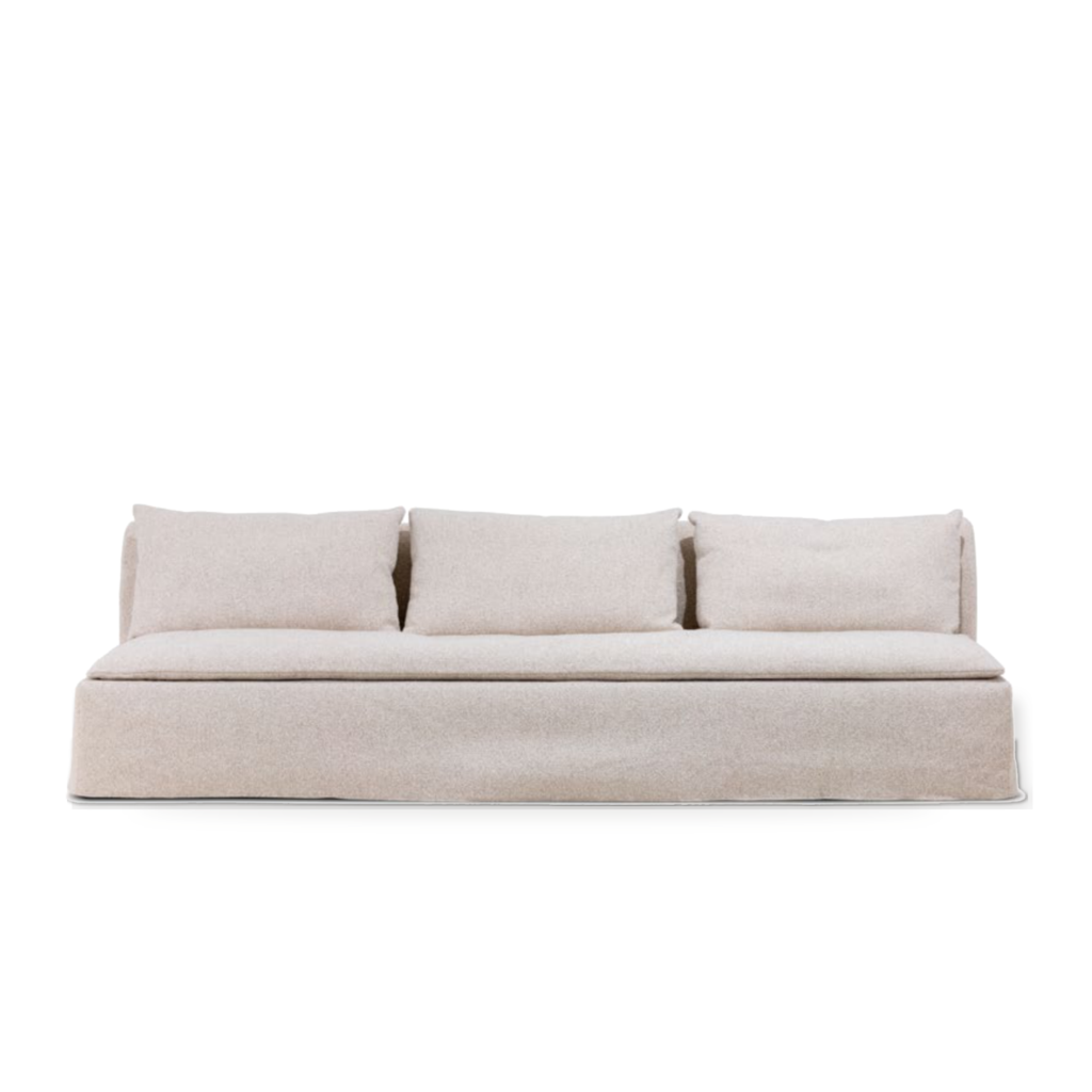 KBH White Loaf Sofa, view 17