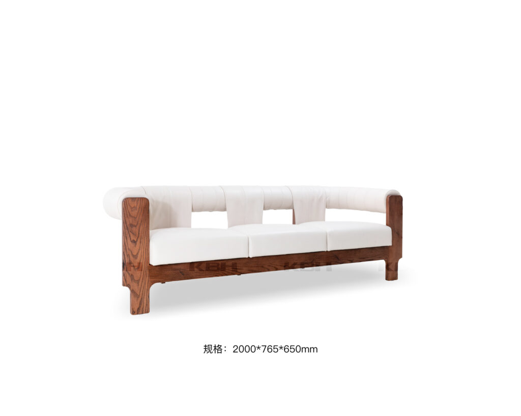 KBH Wild Rice Sofa in soft, pale colour