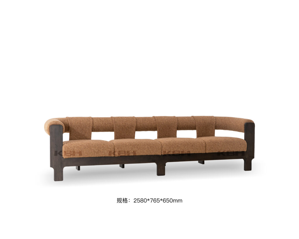 KBH Wild Rice Sofa in soft, pale colour, view 7